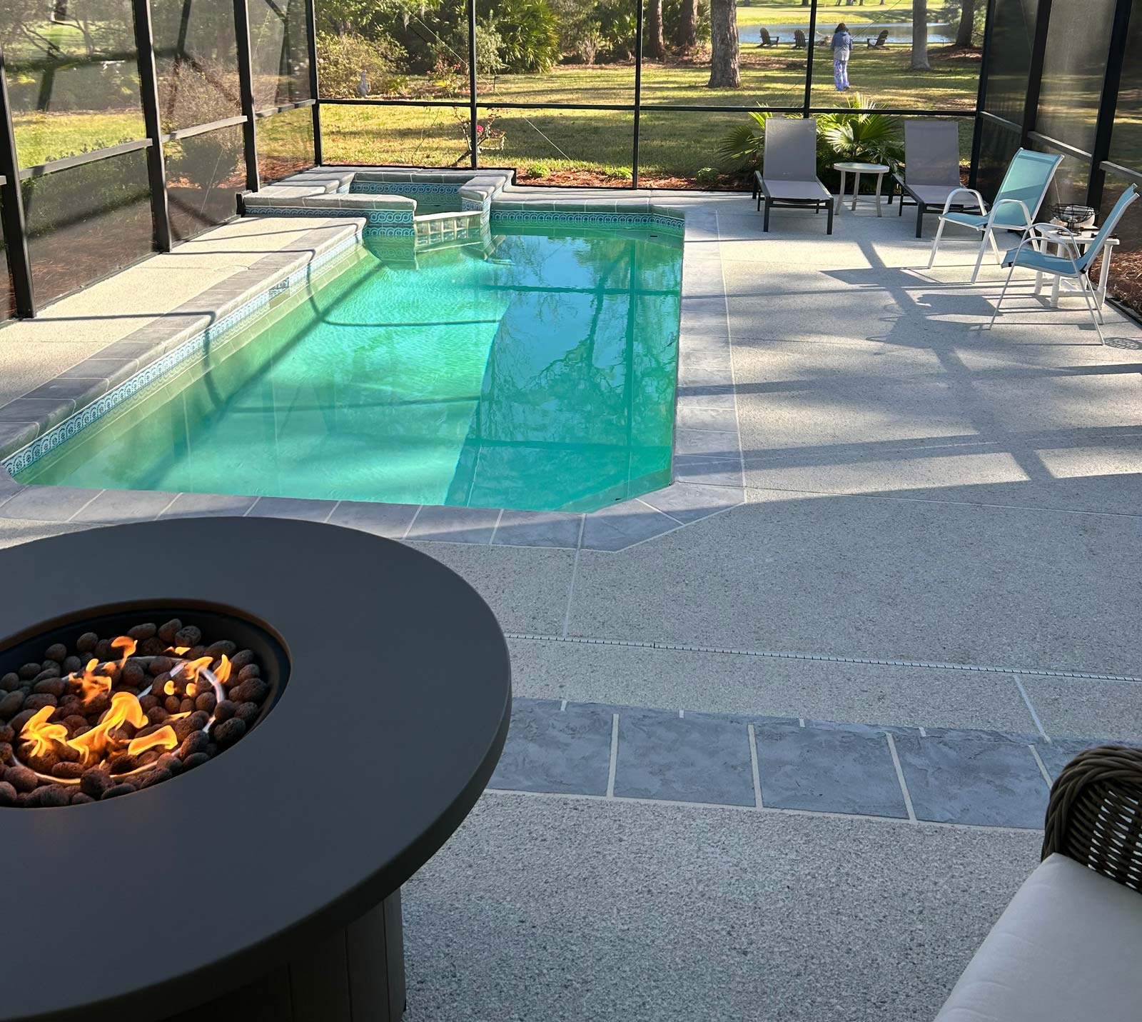 Decorative Concrete Resurfacing in Jacksonville, Florida